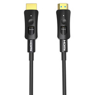YIWENTEC HDMI Fiber Cable 4k@60Hz HDCP2.2 4:4:4 High Speed 18Gbps HDR 3D 4K2K HDMI Optic Fiber Cable with Micro HDMI Pull Type T0208 
