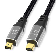 YIWENTEC Mini DisplayPort to Mini DisplayPort 8K(7680x4320)@60Hz 4K@144Hz Mini DP to Mini DP DP 1.4 8K Ultra HD Cable Converter B0306-8K