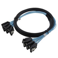 YIWENTEC High Speed 6Gbps 4pcs/set Sata Cable Sas Cable for Server 0.5M H0301-0.5M