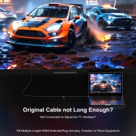 YIWENTEC 16K 10K 8K HDMI 2.2 Extension Cable, HDMI Male to Female Cable, 16K @ 60Hz 10K 120Hz 4K 240Hz, Ultra High Speed 96Gbps Compatible with TV Blu-Ray Laptop PS5 Xbox F0207